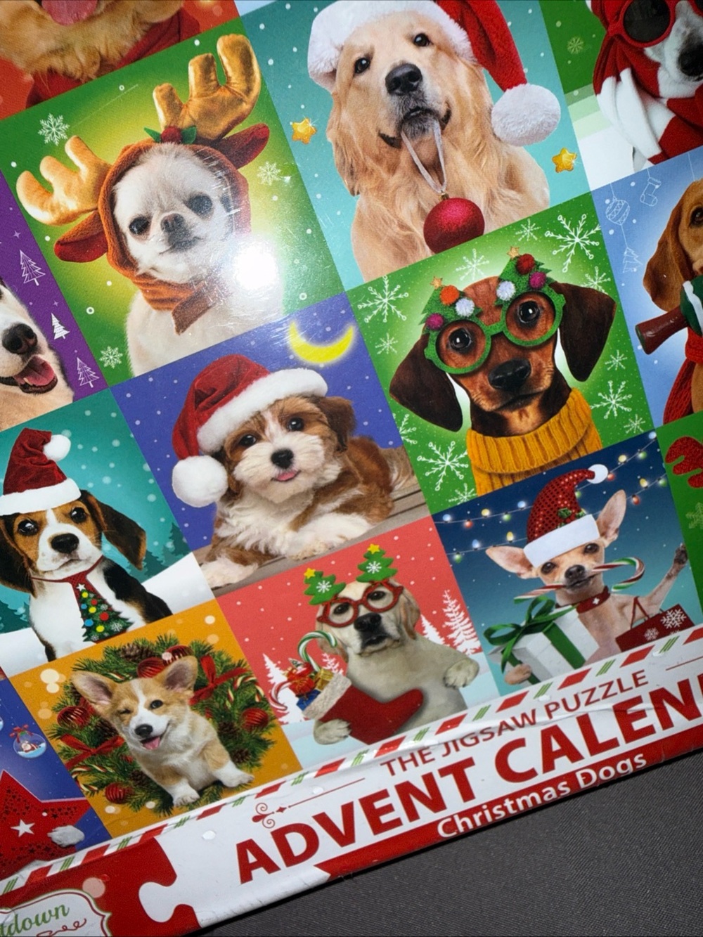 Christmas Dogs 24 Advent Puzzles